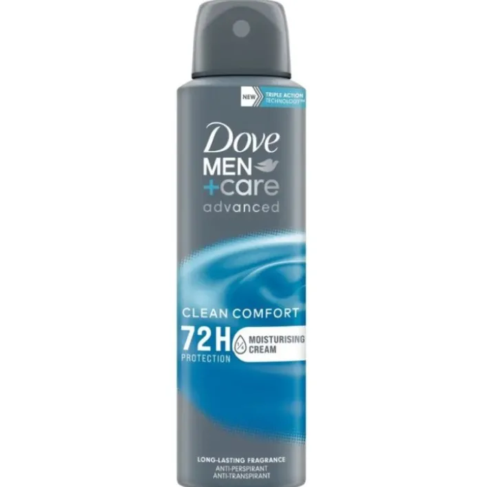 Dove Man Care Deodorante Advanced Clean Spray 72h 150 ml