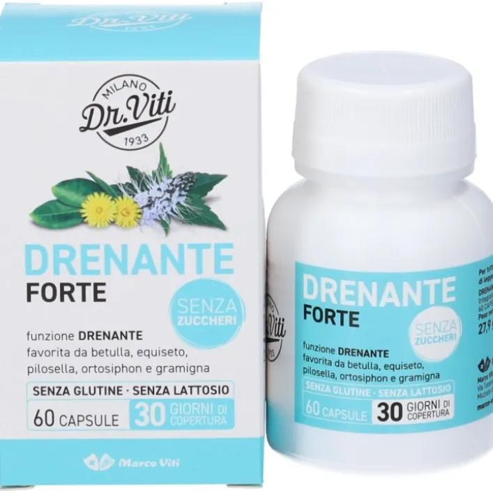 Drenante Forte Viti 60 Capsule - Integratore Drenante