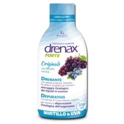 Drenax Forte Mirtillo e Uva 300 ml - Integratore Drenante