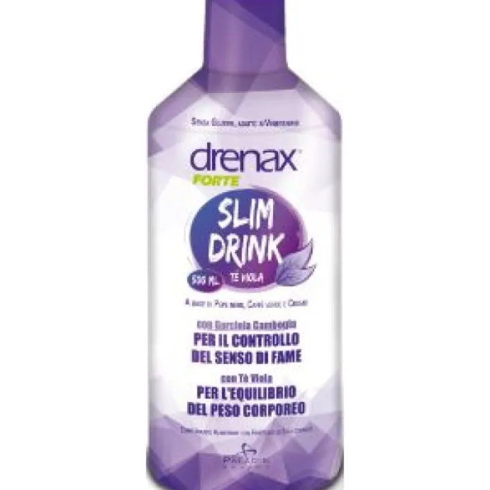 Drenax Forte Slim Drink Te' Viola 500 ml - Integratore Equilibrio Peso Corporeo