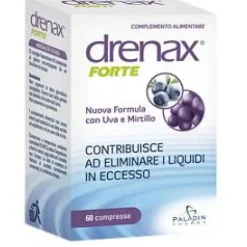 Drenax Forte Uva e Mirtillo 60 Compresse - Integratore Drenante