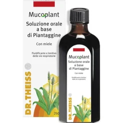 Dr. Theiss Sciroppo alla Piantagine Soluzione Orale 250 ml - Integratore Alimentare