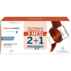 Ducray Anacaps Expert Capelli Unghie 3x30 capsule - Integratore Alimentare