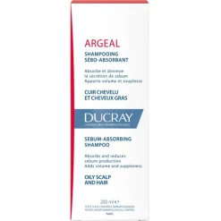 Ducray Argeal Shampoo Trattante Seboassorbente Capelli Grassi 200 ml