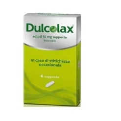 Dulcolax Adulti 10mg Bisacodile Lassativo 6 Supposte