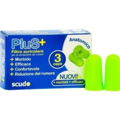 Earplug Scudo Plus Tappi Auricolari 6 Pezzi