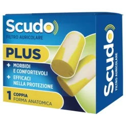 Earplug Scudo Plus Tappi Auricolari 2 pezzi