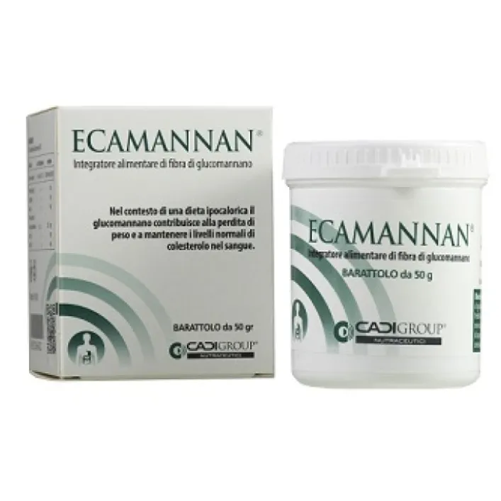 Ecamannan Polvere 50 grammi - Integratore Alimentare