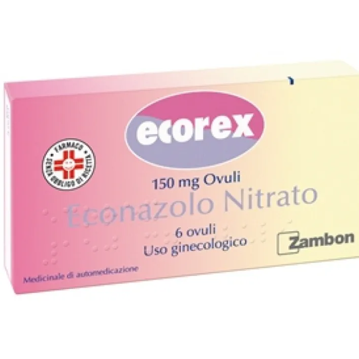 Ecorex 150 mg 6 Ovuli Vaginali