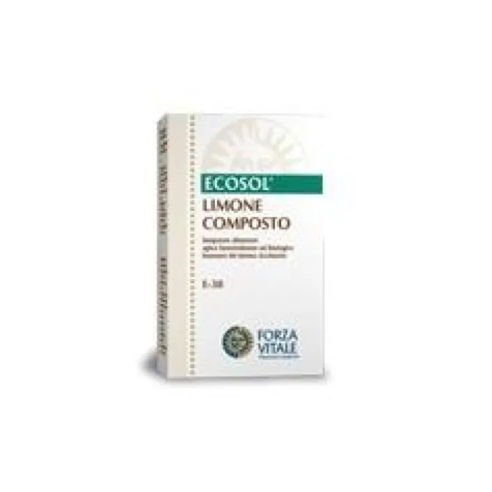 Ecosol Limone Composto Gocce 10 ml - Integratore Alimentare