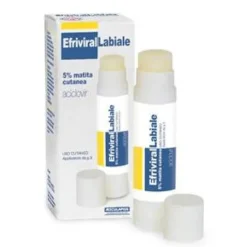 Efrivirallabiale Matita Cutanea 5% Aciclovir Herpes 3 grammi