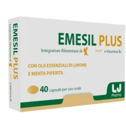 Emesil Plus 40 Capsule - Integratore Alimentare + 5 Cerotti