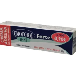 Emoform Dent Forte Crema Adesiva per Protesi Dentaria 70 grammi