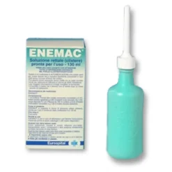 Enemac Soluzione Rettale Clistere 6,1g/100 ml + 6g/100 ml Monodose 130 ml