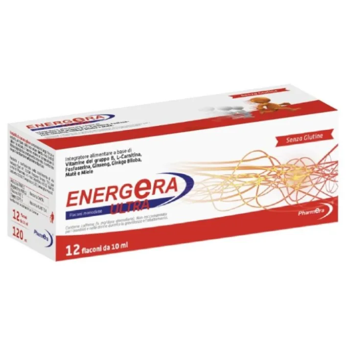 Energera Ultra 12 Flaconcini - Integratore Energia e Memoria