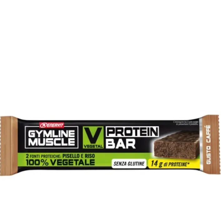 Enervit Gymline Muscle Vegetal Protein Barretta Energetica Caffe 60 grammi