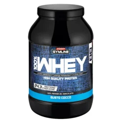 Enervit Gymline 100% Whey Proteine Concentrate Cocco 900 grammi - Integratore Proteico