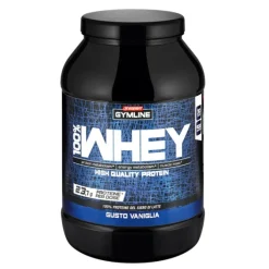 Enervit Gymline 100% Whey Proteine Concentrate Vaniglia 900 grammi - Integratore Proteico