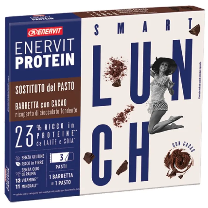 Enervit Protein Sostituto Pasto Cioccolato Fondente 3 pezzi