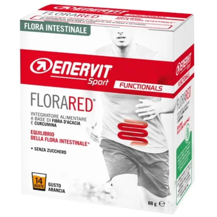 Enervit Sport Florared 14 Bustine - Integratore Alimentare - Integratore Flora Intestinale