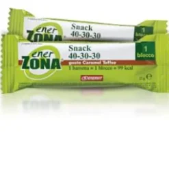 Enerzona Snack Barretta Energetica Caramel Toffee 25 grammi