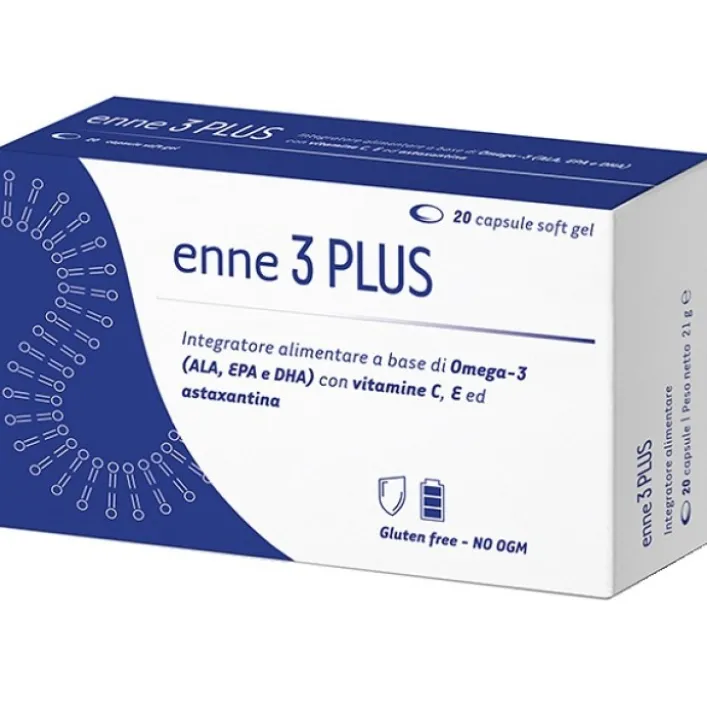 Enne3 Plus 20 Capsule - Integratore Alimentare