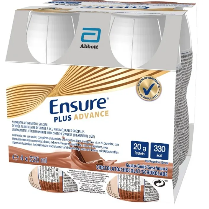 Ensure Plus Advance Gusto Cioccolato 4 x 220 ml