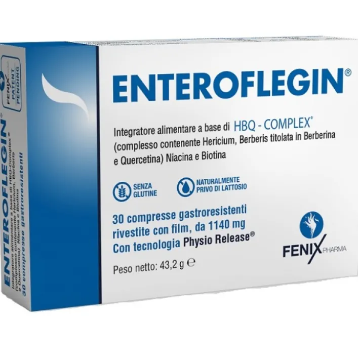 Enteroflegin 30 Compresse - Integratore Alimentare