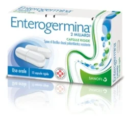 Enterogermina 2 Miliardi Bacillus Clausii 12 Capsule