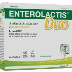 Enterolactis Duo 20 bustine - Integratore Fermenti Lattici Vivi