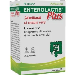Enterolactis Plus 14 bustine - Integratore Fermenti Lattici Vivi