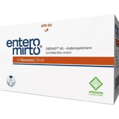 Entero Mirto 10 Flaconcini - Integratore Fermenti Lattici