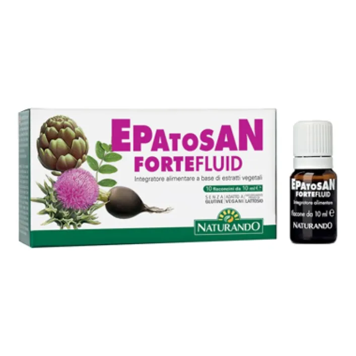 Epatosan Forte Fluid 10 Flaconcini - Integratore Alimentare