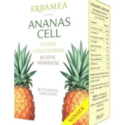 Erbamea Ananas Cell Fluido Concentrato 15 Bustine