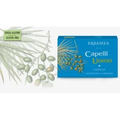 Erbamea Capelli Uomo 24 Compresse - Integratore Alimentare