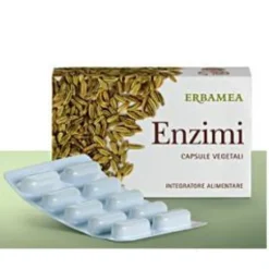 Erbamea Enzimi 24 Capsule Vegetali - Integratore Alimentare