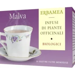 Erbamea Malva Infusi di Piante Medicinali Bio 20 Filtri