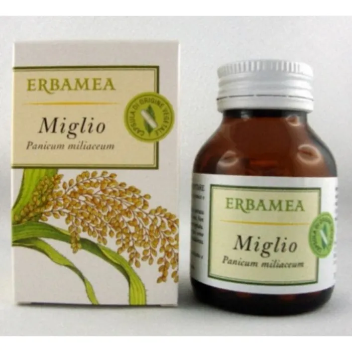Erbamea Miglio 50 Opercoli - Integratore Capelli e Unghie