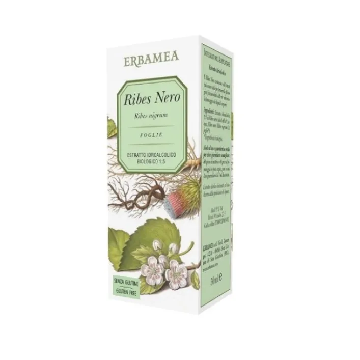 Erbamea Ribes Nigrum Estratto Idroalcolico Biologico 50 ml - Integratore Alimentare