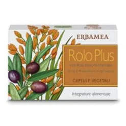 Erbamea Rolo Plus 24 Capsule Vegetali - Integratore per il Colesterolo