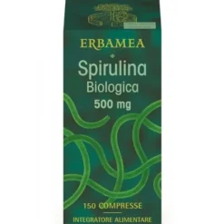 Erbamea Spirulina Biologica 150 compresse - Integratore Alimentare