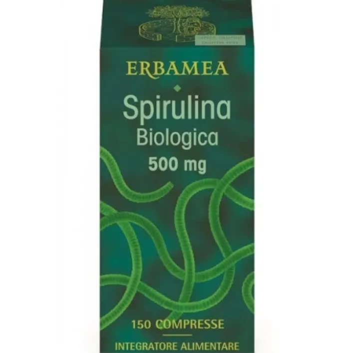 Erbamea Spirulina Biologica 150 compresse - Integratore Alimentare