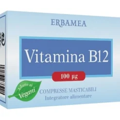 Erbamea Vitamina B12 90 Compresse Masticabili - Integratore Alimentare