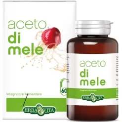 Erba Vita Aceto di Mele 60 Capsule - Integratore Intestinale
