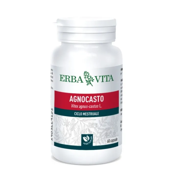 Erba Vita Agnocasto 60 capsule - Integratore Ciclo Mestruale