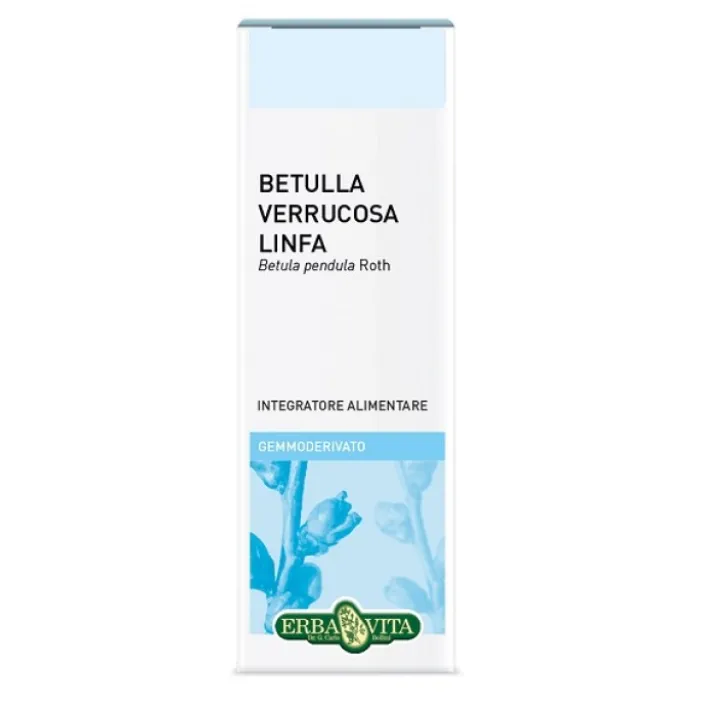 Erba Vita Betulla Linfa Gemmoderivato Depurativo 50 ml - Integratore Alimentare