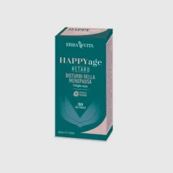 ErbaVita Happy Age Retard 30 compresse - Integratore Disturbi Menopausa