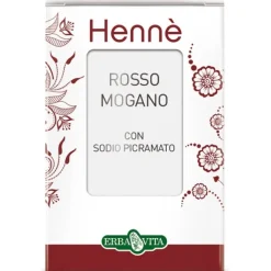 Erba Vita Henne' Colorante Capello Rosso Mogano - Tintura per Capelli