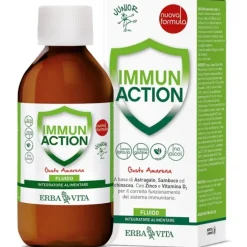 Erba Vita Immun Action Fluido Junior 200 ml - Integratore Difese Immunitarie