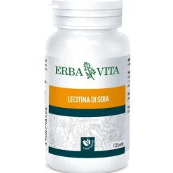 Erba Vita Lecitina di Soia 120 Perle - Integratore per il Controllo Colesterolo